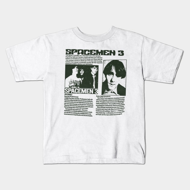 vintage spacemen 3 // fan art Kids T-Shirt by psninetynine